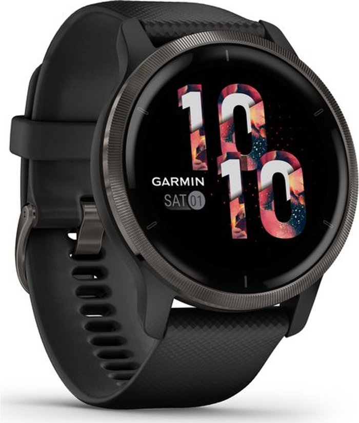 Currys Business | Garmin GARMIN Venu 2 - Slate & Black Garmin GARMIN Venu 2 - Slate & Black