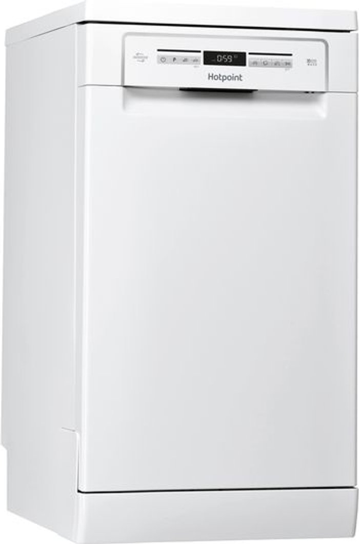 Currys Business | Hotpoint HOTPOINT HSFO 3T223 W UK N Slimline Dishwasher - White Hotpoint HOTPOINT HSFO 3T223 W UK N Slimline Dishwasher - White