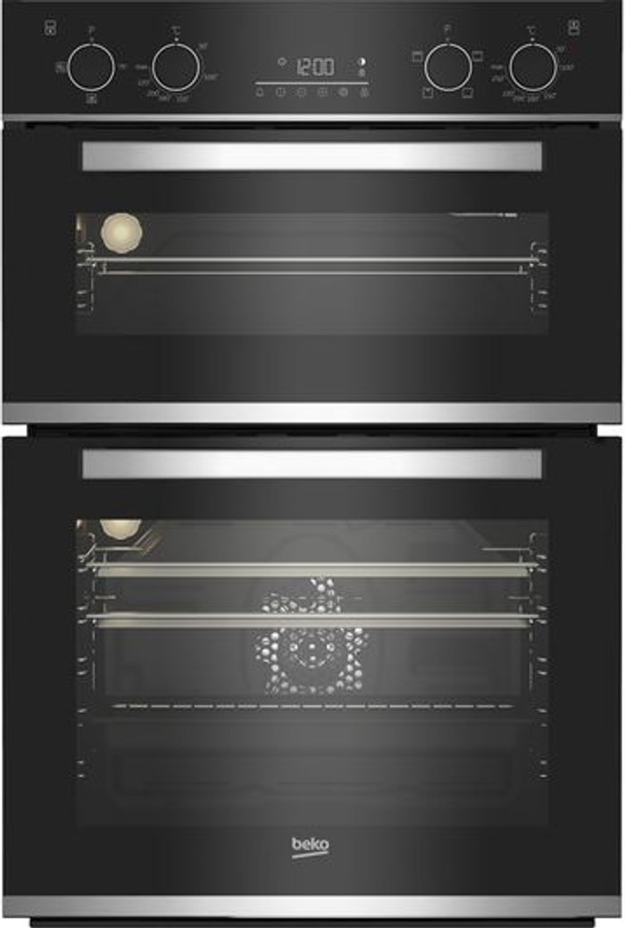 Currys Business | Beko BEKO BBXDF25300X Electric Double Oven - Stainless Steel, Stainless Steel Beko BEKO BBXDF25300X Electric Double Oven - Stainless Steel, Stainless Steel