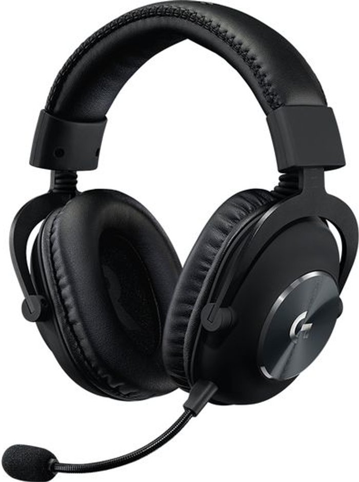 Currys Business | Logitech LOGITECH G PRO X 7.1 Gaming Headset - Black, Black Logitech LOGITECH G PRO X 7.1 Gaming Headset - Black, Black