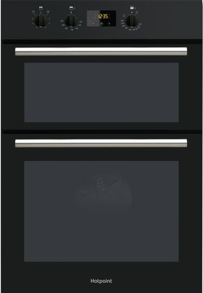 Currys Business | Hotpoint Hotpoint Class 2 DD2540BL Built In Electric Double Oven - Black - A/A Rated Hotpoint Hotpoint Class 2 DD2540BL Built In Electric Double Oven - Black - A/A Rated