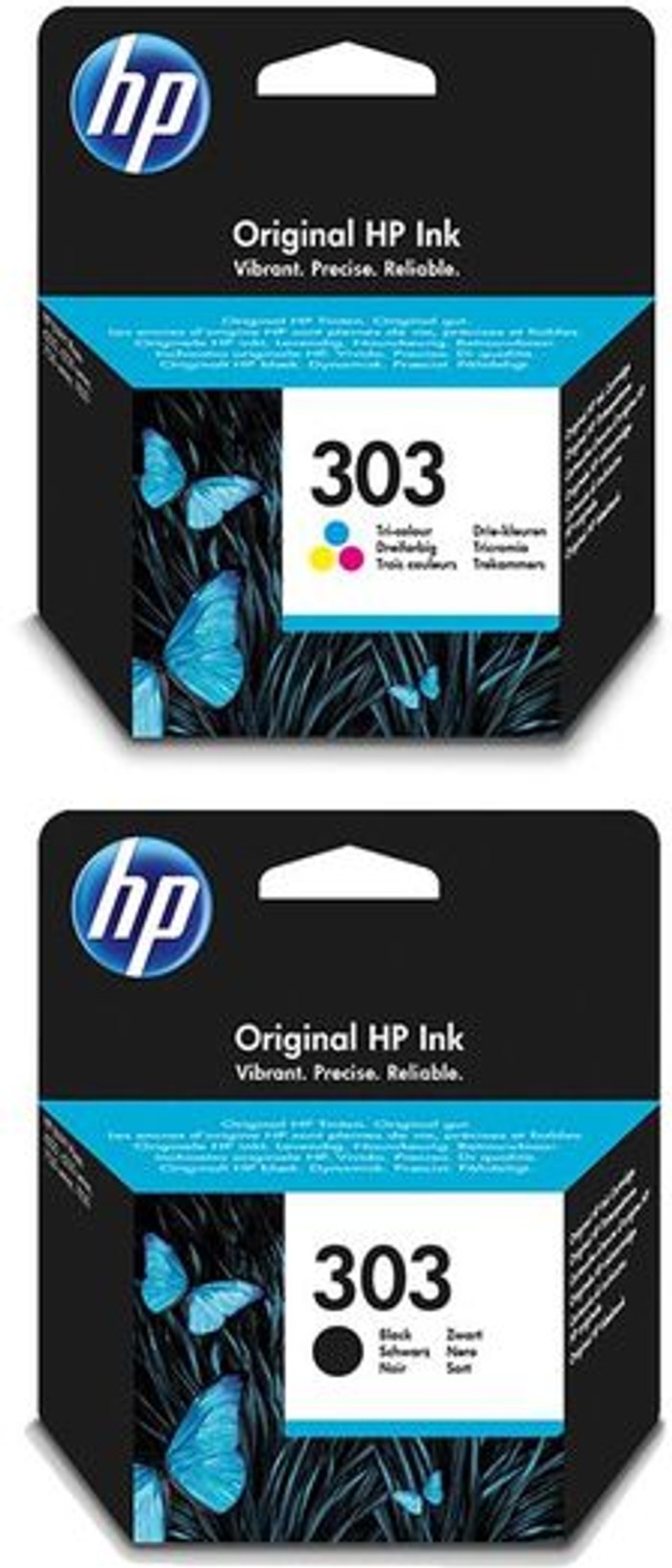 Currys Business | HP HP 303 Combo Tri-colour & Black Ink Cartridges HP HP 303 Combo Tri-colour & Black Ink Cartridges