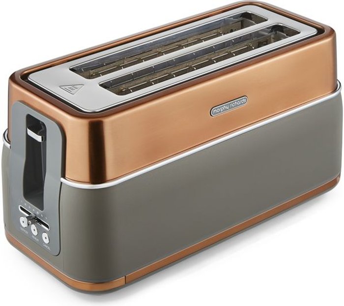 Currys Business | Morphy Richards MORPHY RICHARDS Signature Opulent 245742 4-Slice Toaster - Copper Morphy Richards MORPHY RICHARDS Signature Opulent 245742 4-Slice Toaster - Copper