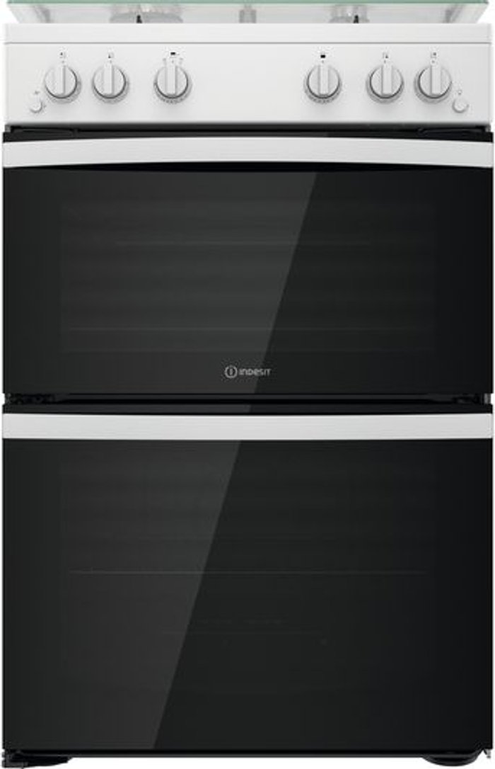 Currys Business | Indesit INDESIT ID67G0MCW 60 cm Gas Cooker - White Indesit INDESIT ID67G0MCW 60 cm Gas Cooker - White