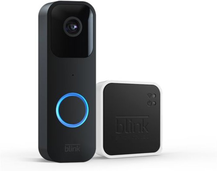 Currys Business | Amazon AMAZON Blink Smart Video Doorbell with Sync Module - Black Amazon AMAZON Blink Smart Video Doorbell with Sync Module - Black