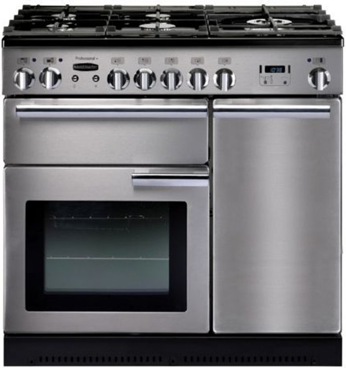 Currys Business | Rangemaster Rangemaster Professional Plus PROP90DFFSS/C 90cm Dual Fuel Range Cooker - Stainless Steel - A/A Rated Rangemaster Rangemaster Professional Plus PROP90DFFSS/C 90cm Dual Fuel Range Cooker - Stainless Steel - A/A Rated