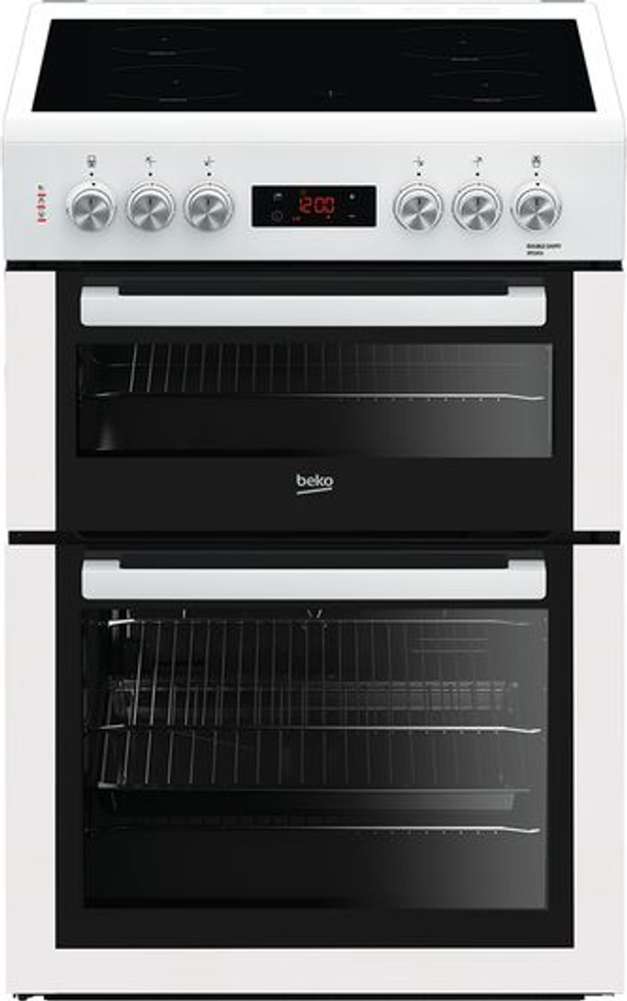 Currys Business | Beko BEKO XTC653W 60 cm Electric Ceramic Cooker - White Beko BEKO XTC653W 60 cm Electric Ceramic Cooker - White