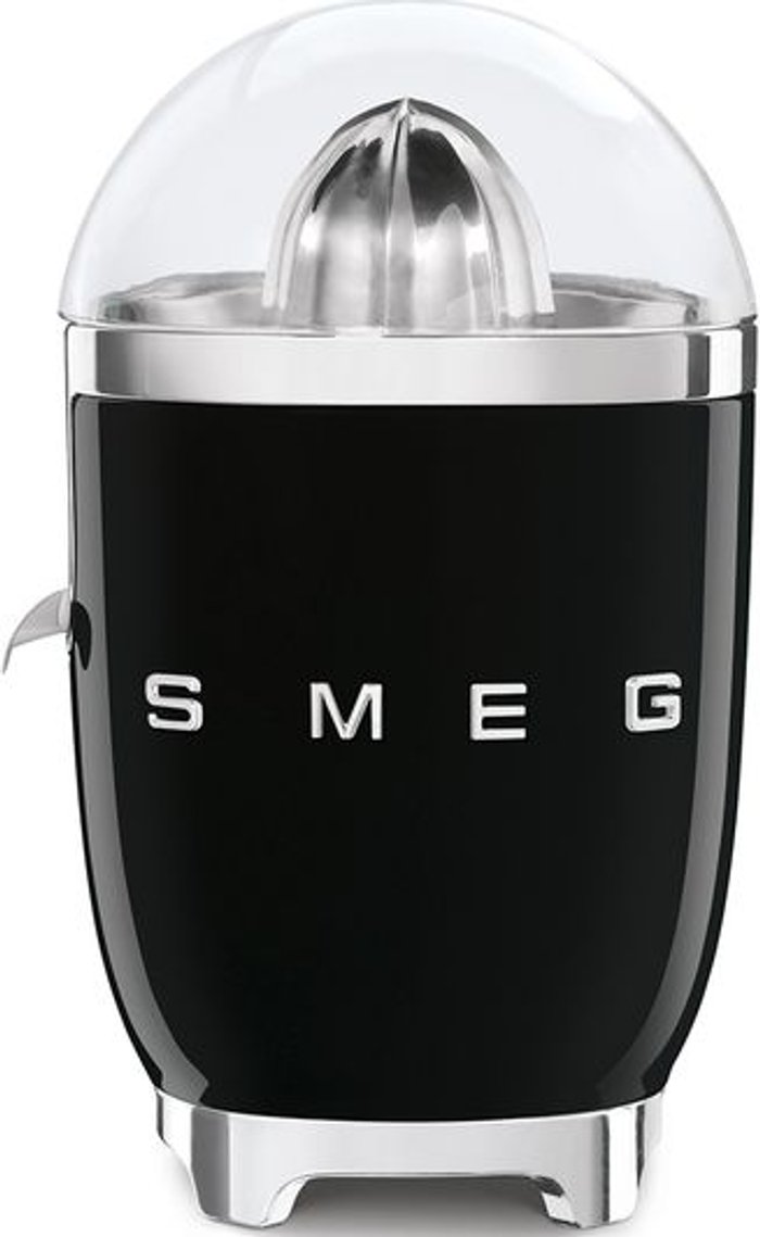 Currys Business | Smeg SMEG 50's Retro Style CJF01BLUK Citrus Juicer - Black Smeg SMEG 50's Retro Style CJF01BLUK Citrus Juicer - Black
