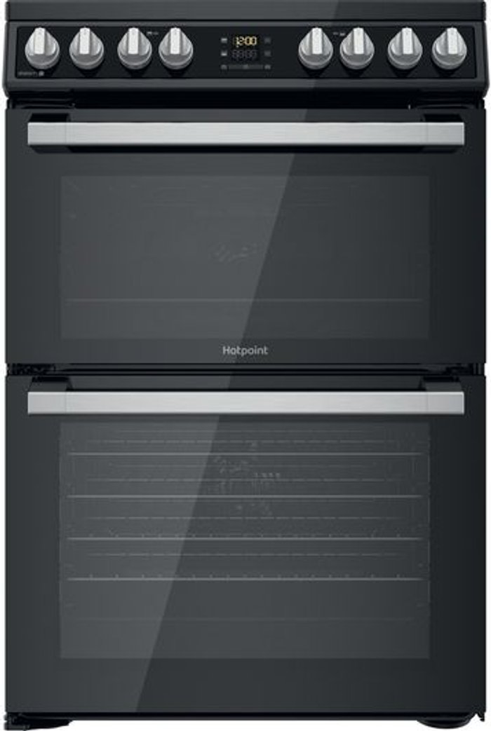 Currys Business | Hotpoint HOTPOINT Amelia HDT67V8D2CB/UK 60cm Electric Ceramic Cooker - Black Hotpoint HOTPOINT Amelia HDT67V8D2CB/UK 60cm Electric Ceramic Cooker - Black