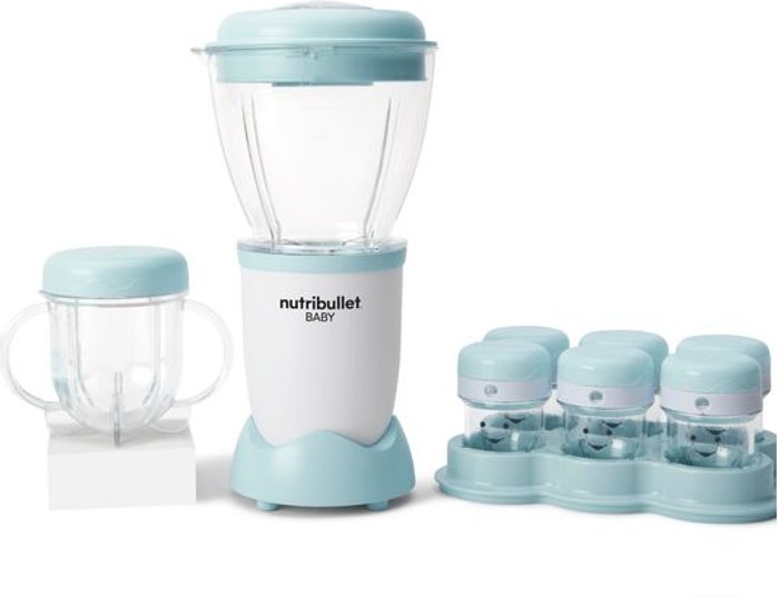 Currys Business | NutriBullet NUTRIBULLE Baby Blender Blue & White NutriBullet NUTRIBULLE Baby Blender Blue & White