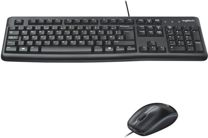 Currys Business | Logitech LOGITECH MK120 Keyboard & Mouse Set Logitech LOGITECH MK120 Keyboard & Mouse Set