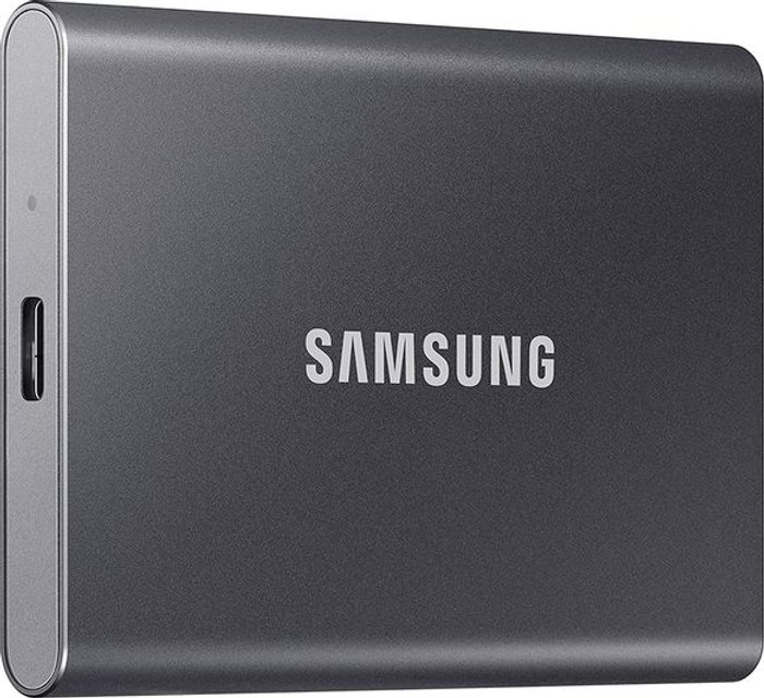 Currys Business | Samsung SAMSUNG T7 Portable External SSD - 1 TB, Grey, Silver/Grey Samsung SAMSUNG T7 Portable External SSD - 1 TB, Grey, Silver/Grey