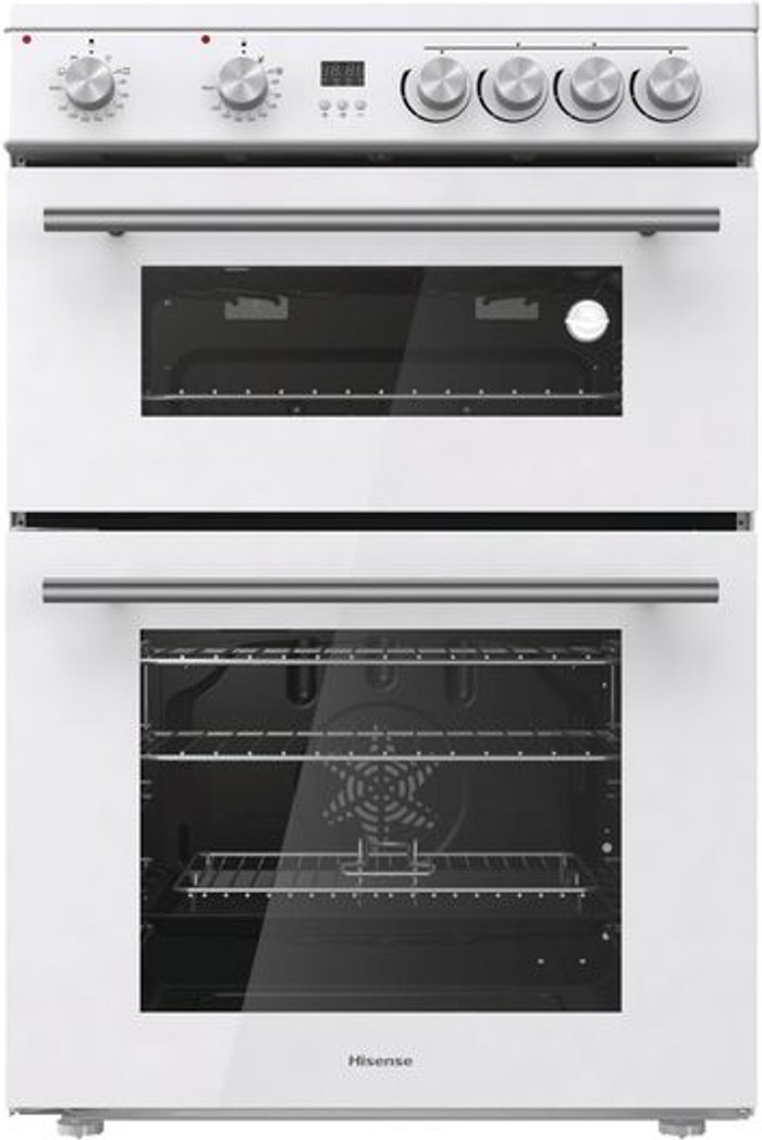 Currys Business | Hisense HISENSE HDE3211BWUK 60 cm Electric Cooker - White Hisense HISENSE HDE3211BWUK 60 cm Electric Cooker - White