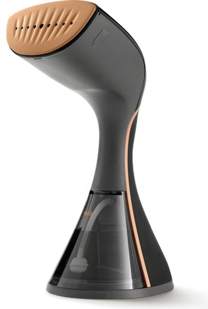 Currys Business | Breville BREVILLE Elite Diamond Ceramic Clothes Steamer - Black & Copper Breville BREVILLE Elite Diamond Ceramic Clothes Steamer - Black & Copper