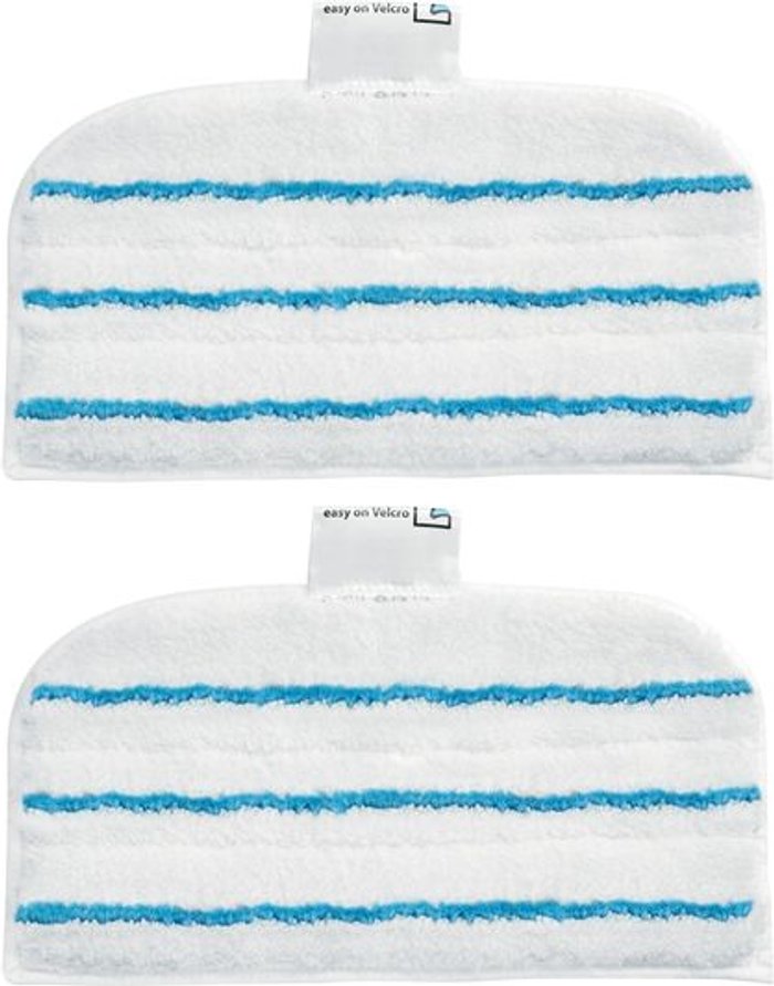 Currys Business | Black and Decker Black and Decker Replacement Microfibre Pads for the Steam Mop Pack of 2 Black and Decker Black and Decker Replacement Microfibre Pads for the Steam Mop Pack of 2