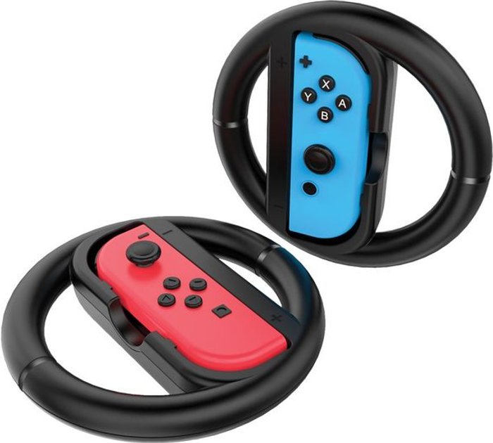 Currys Business | Venom VENOM VS4794 Nintendo Switch Joy-Con Racing Wheels Venom VENOM VS4794 Nintendo Switch Joy-Con Racing Wheels