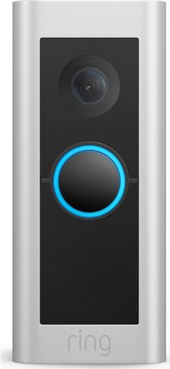 Currys Business | Ring Ring Video Doorbell Pro 2 Hardwired HD+ 1536p - Nickel Ring Ring Video Doorbell Pro 2 Hardwired HD+ 1536p - Nickel