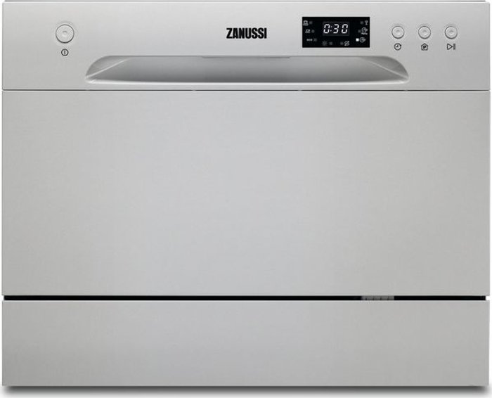 Currys Business | Zanussi ZANUSSI ZDM17301SA Compact Dishwasher - Silver Zanussi ZANUSSI ZDM17301SA Compact Dishwasher - Silver