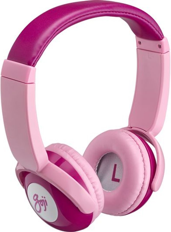 Currys Business | Goji GOJI GKIDBTP18 Wireless Bluetooth Kids Headphones - Pink Goji GOJI GKIDBTP18 Wireless Bluetooth Kids Headphones - Pink
