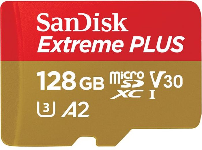 Currys Business | Sandisk SANDISK Extreme Plus Class 10 microSDXC Memory Card - 128 GB Sandisk SANDISK Extreme Plus Class 10 microSDXC Memory Card - 128 GB