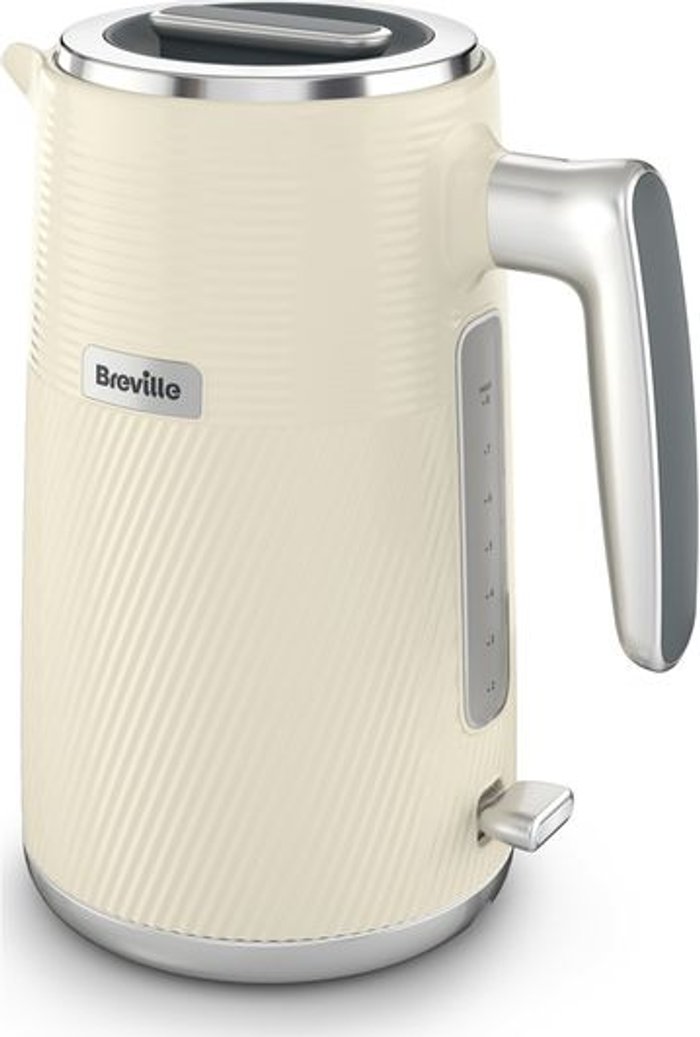 Currys Business | Breville BREVILLE Obliq VKT203 Jug Kettle - Vanilla Cream Breville BREVILLE Obliq VKT203 Jug Kettle - Vanilla Cream