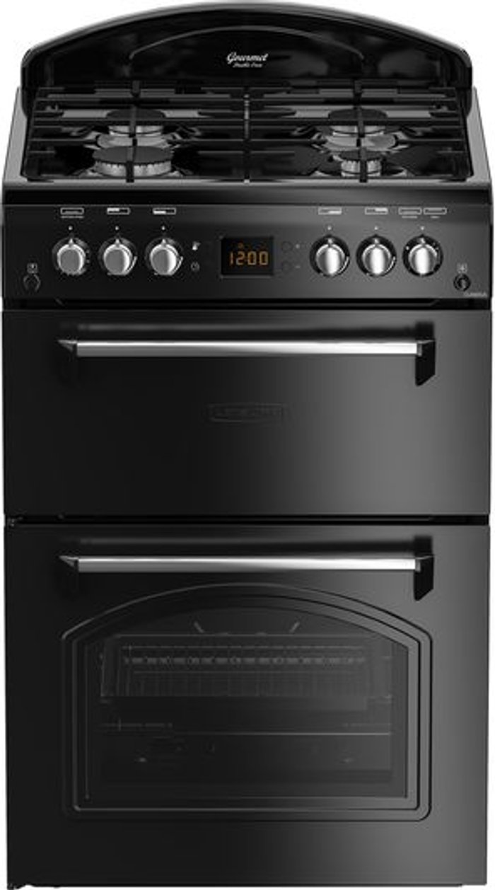Currys Business | Leisure LEISURE CLA60GAK 60 cm Gas Cooker - Black Leisure LEISURE CLA60GAK 60 cm Gas Cooker - Black