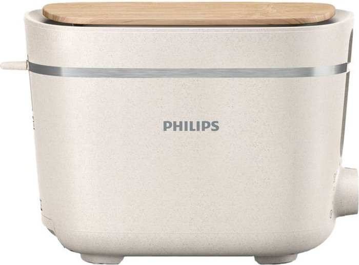 Currys Business | Philips PHILIPS Eco Conscious HD2640/11 2-Slice Toaster - White Philips PHILIPS Eco Conscious HD2640/11 2-Slice Toaster - White
