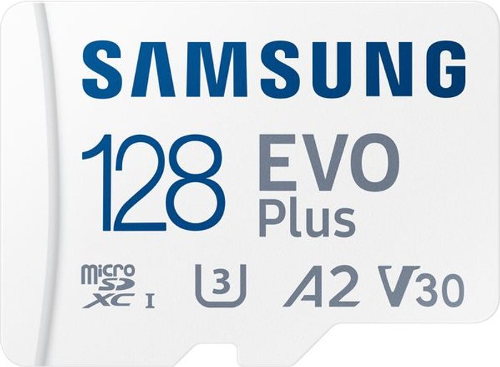 Currys Business | Samsung SAMSUNG EVO Plus Class 10 microSDXC Memory Card - 128 GB Samsung SAMSUNG EVO Plus Class 10 microSDXC Memory Card - 128 GB