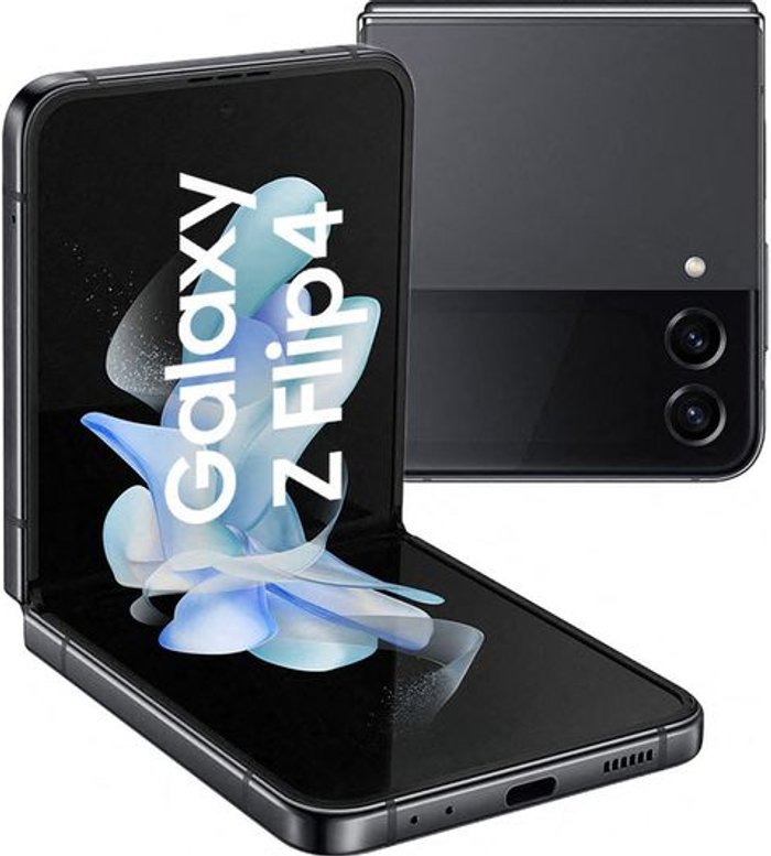 Currys Business | Samsung SAMSUNG Galaxy Z Flip4 - 128 GB, Graphite Samsung SAMSUNG Galaxy Z Flip4 - 128 GB, Graphite