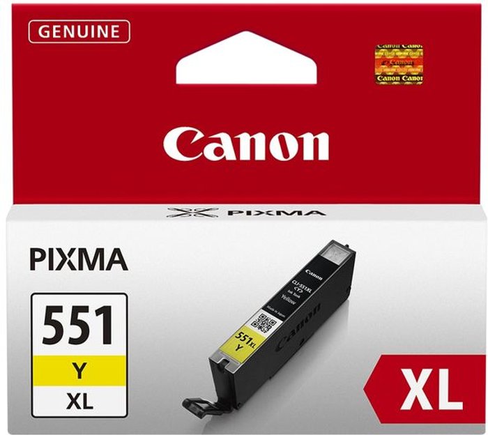 Currys Business | Canon CANON CLI-551 XL Yellow Ink Cartridge Canon CANON CLI-551 XL Yellow Ink Cartridge