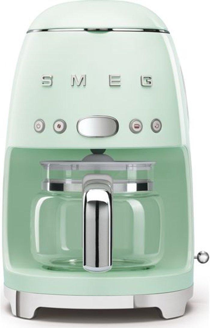 Currys Business | Smeg SMEG 50's Retro DCF02PGUK Filter Coffee Machine - Pastel Green Smeg SMEG 50's Retro DCF02PGUK Filter Coffee Machine - Pastel Green