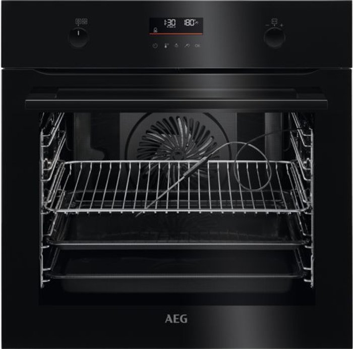 Currys Business | AEG AEG SteamBake BPK556260B Electric Oven - Black AEG AEG SteamBake BPK556260B Electric Oven - Black