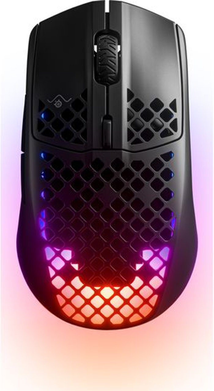 Currys Business | SteelSeries STEELSERIES Aerox 3 Onyx RGB Wireless Optical Gaming Mouse, Black SteelSeries STEELSERIES Aerox 3 Onyx RGB Wireless Optical Gaming Mouse, Black