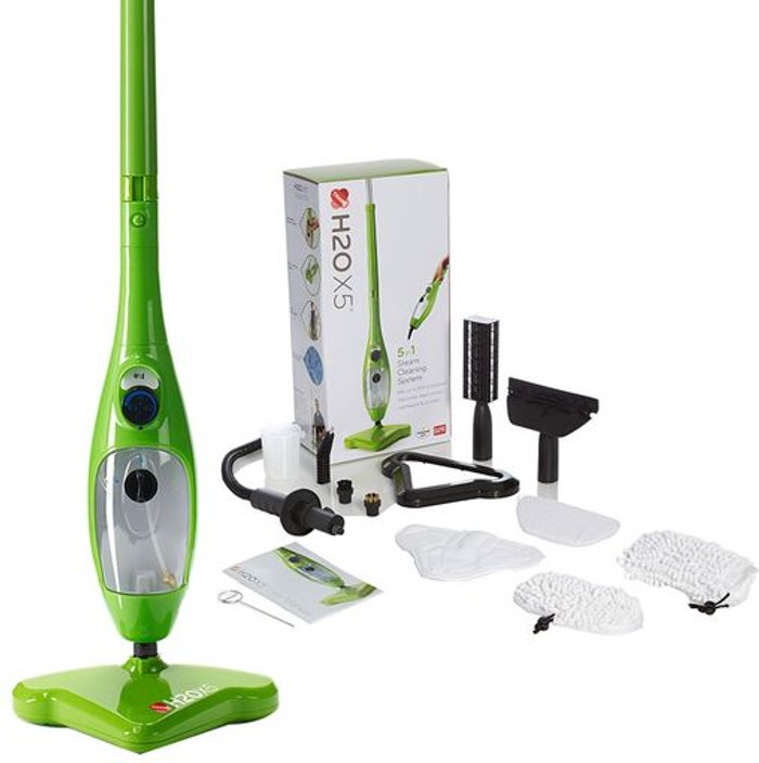Currys Business | H20 H20 X5 Steam Mop - Green H20 H20 X5 Steam Mop - Green