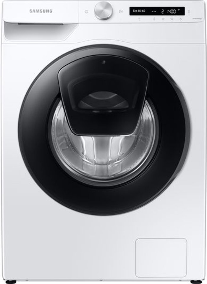 Currys Business | Samsung SAMSUNG AddWash WW80T554DAW/S1 WiFi-enabled 8 kg 1400 Spin Washing Machine - White Samsung SAMSUNG AddWash WW80T554DAW/S1 WiFi-enabled 8 kg 1400 Spin Washing Machine - White