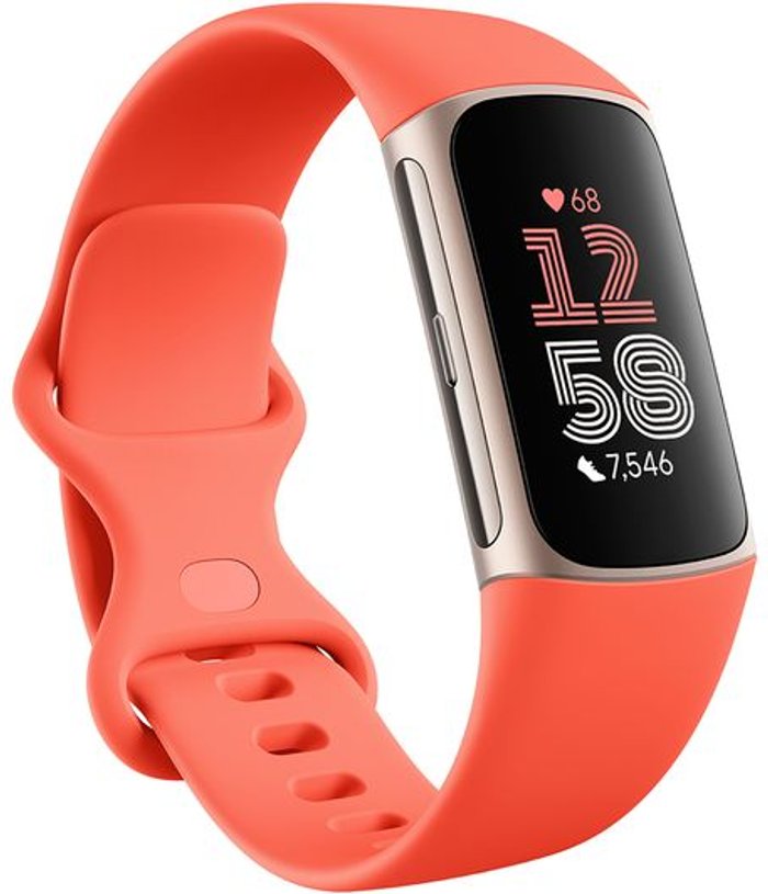 Currys Business | Fitbit FITBIT Charge 6 Fitness Tracker - Coral, Silicone Strap, Universal, Pink,Orange Fitbit FITBIT Charge 6 Fitness Tracker - Coral, Silicone Strap, Universal, Pink,Orange
