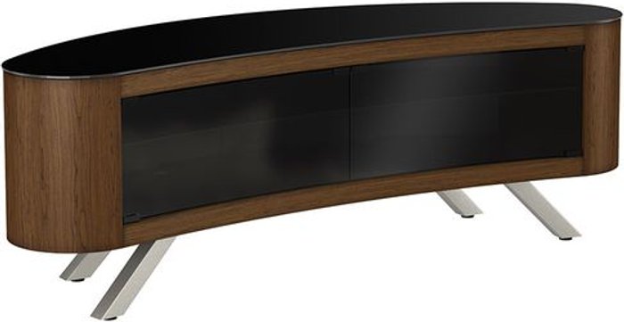 Currys Business | AVF AVF Bay 1500 mm TV Stand - Walnut AVF AVF Bay 1500 mm TV Stand - Walnut