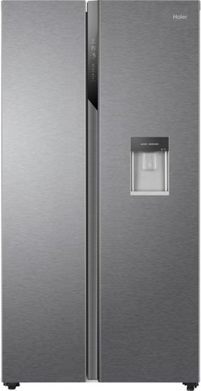 Currys Business | Haier HAIER HSR3918EWPG American-Style Fridge Freezer - Silver Haier HAIER HSR3918EWPG American-Style Fridge Freezer - Silver