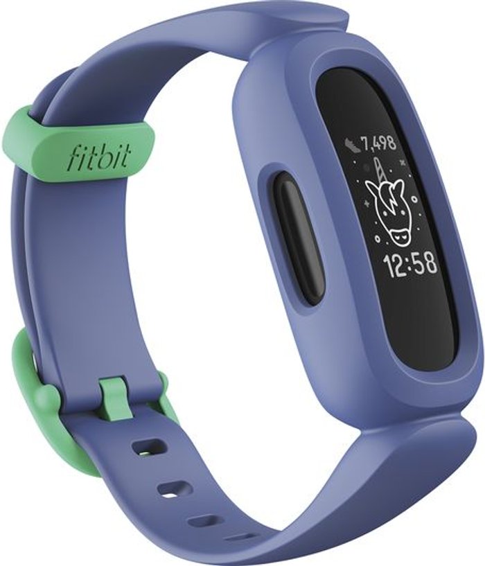 Currys Business | Fitbit FITBIT ACE 3 Kid's Fitness Tracker - Blue & Green, Universal Fitbit FITBIT ACE 3 Kid's Fitness Tracker - Blue & Green, Universal