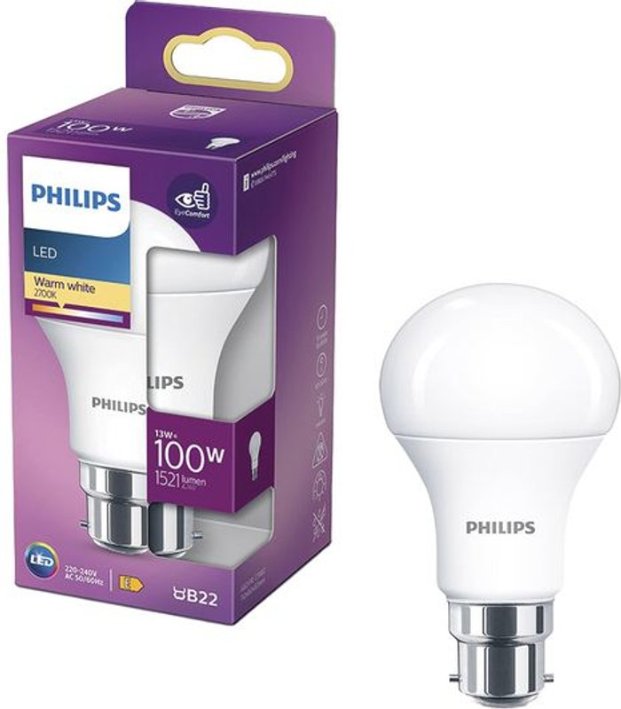 Currys Business | Philips PHILIPS 929001234103 LED Light Bulb - B22 Philips PHILIPS 929001234103 LED Light Bulb - B22