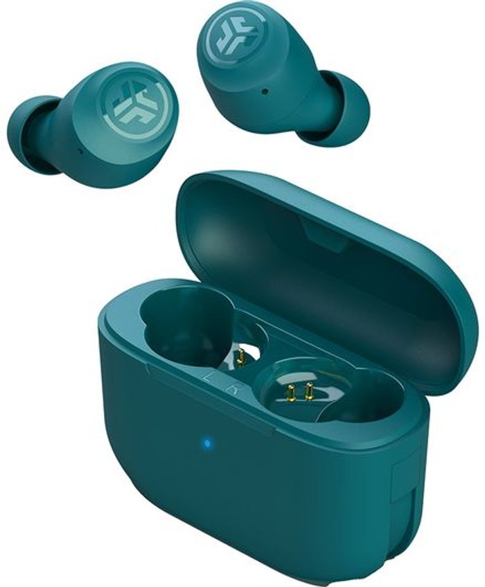Currys Business | JLAB AUDIO JLAB AUDIO GO Air POP Wireless Bluetooth Earbuds - Teal JLAB AUDIO JLAB AUDIO GO Air POP Wireless Bluetooth Earbuds - Teal