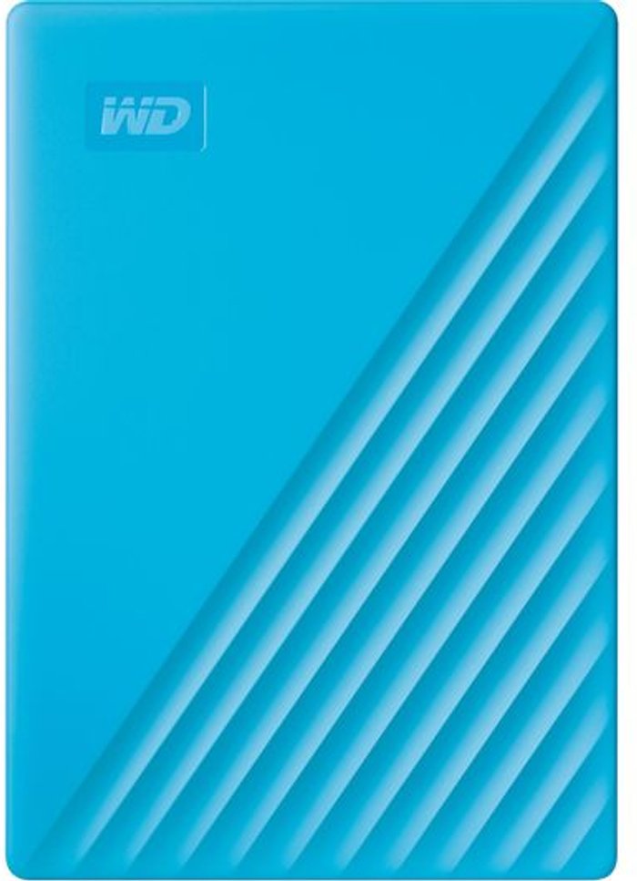 Currys Business | WD WD My Passport Portable Hard Drive - 4 TB, Blue, Blue WD WD My Passport Portable Hard Drive - 4 TB, Blue, Blue