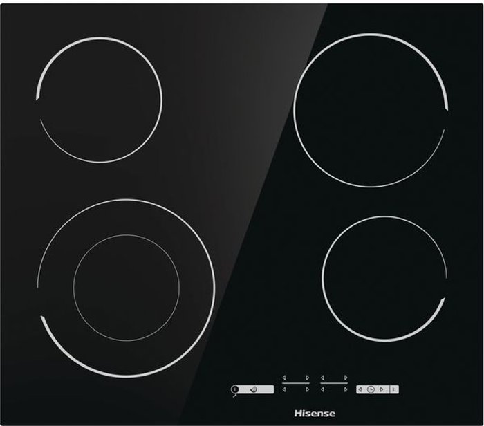 Currys Business | Hisense HISENSE E6432C Electric Ceramic Hob - Black, Black Hisense HISENSE E6432C Electric Ceramic Hob - Black, Black