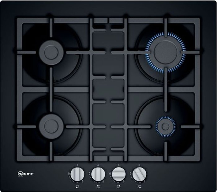 Currys Business | NEFF NEFF N30 T26CB49S0 Gas Hob - Black NEFF NEFF N30 T26CB49S0 Gas Hob - Black