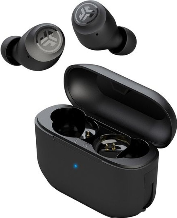 Currys Business | JLAB AUDIO J BUDDIES GO Air POP Wireless Bluetooth Earbuds - Black JLAB AUDIO J BUDDIES GO Air POP Wireless Bluetooth Earbuds - Black