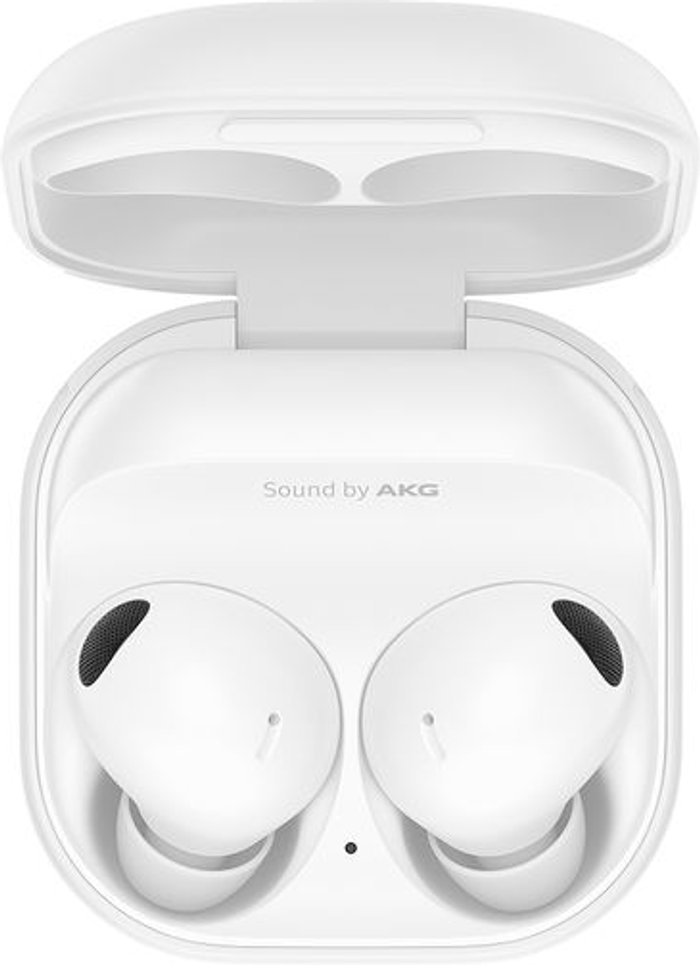 Currys Business | Samsung SAMSUNG Galaxy Buds2 Pro Wireless Bluetooth Noise-Cancelling Earbuds - White Samsung SAMSUNG Galaxy Buds2 Pro Wireless Bluetooth Noise-Cancelling Earbuds - White