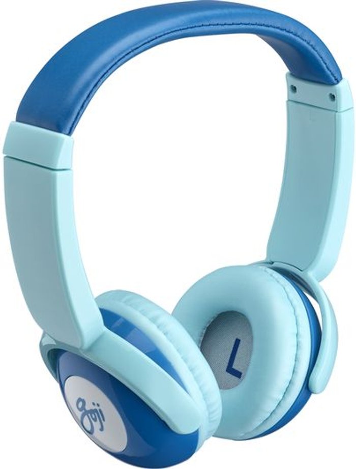 Currys Business | Goji GOJI GKIDBTB18 Wireless Bluetooth Kids Headphones - Blue Goji GOJI GKIDBTB18 Wireless Bluetooth Kids Headphones - Blue