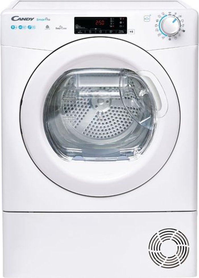 Currys Business | Candy CANDY Smart Pro CSOE H9A2TE WiFi-enabled 9 kg Heat Pump Tumble Dryer - White Candy CANDY Smart Pro CSOE H9A2TE WiFi-enabled 9 kg Heat Pump Tumble Dryer - White