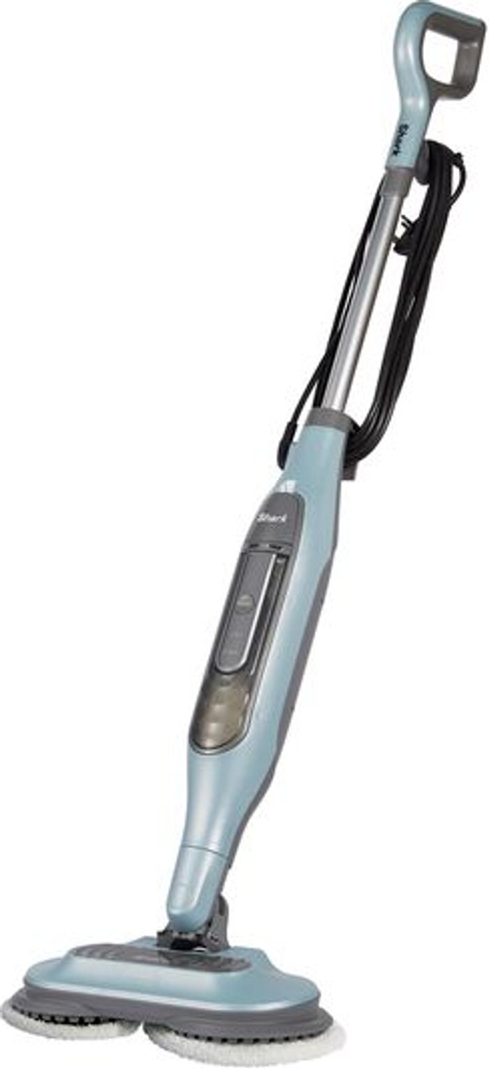 Currys Business | Shark SHARK Steam & Scrub S6002UK Steam Mop - Duck Egg Blue Shark SHARK Steam & Scrub S6002UK Steam Mop - Duck Egg Blue