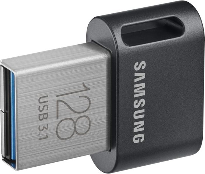 Currys Business | Samsung SAMSUNG FIT Plus USB 3.1 Memory Stick - 128 GB, Silver, Silver/Grey Samsung SAMSUNG FIT Plus USB 3.1 Memory Stick - 128 GB, Silver, Silver/Grey